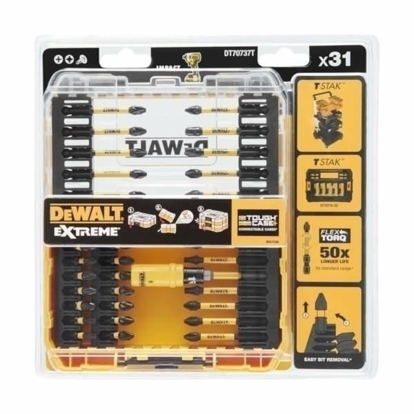 DEWALT Zestaw bitów końcówek udarowych 31el