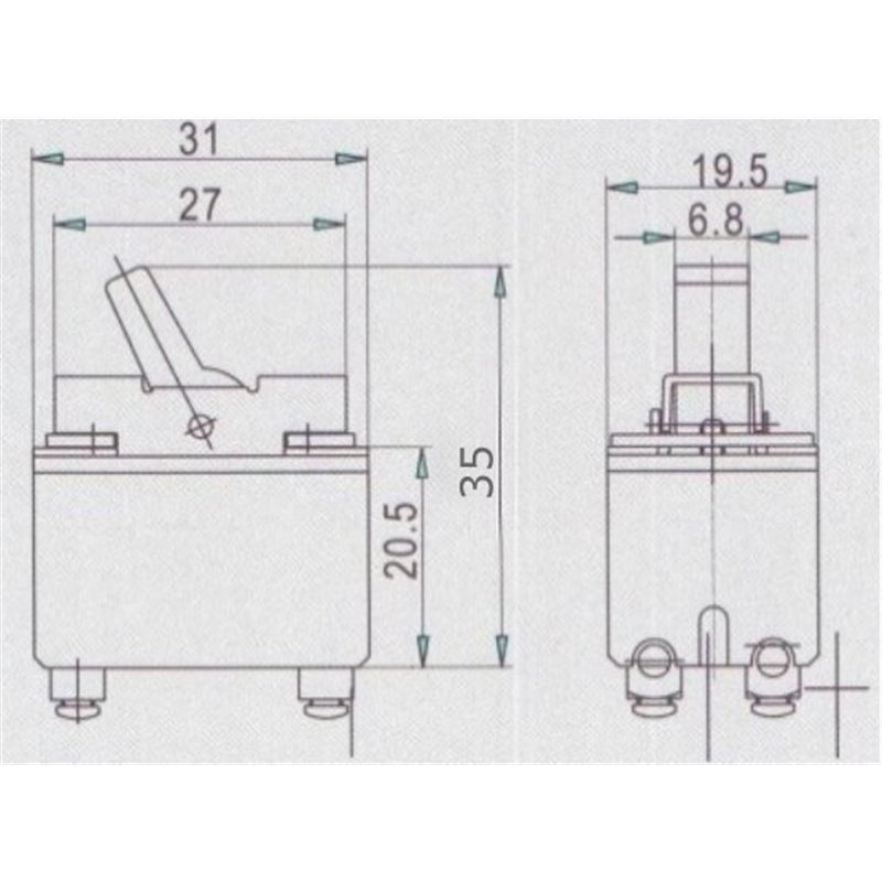 W27 Wyłącznik mała szlifierka kątowa - obrazek 2