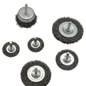 Szczotki druciane na wkrętarkę wiertarkę zestaw szczotek drucianych 5 el. -