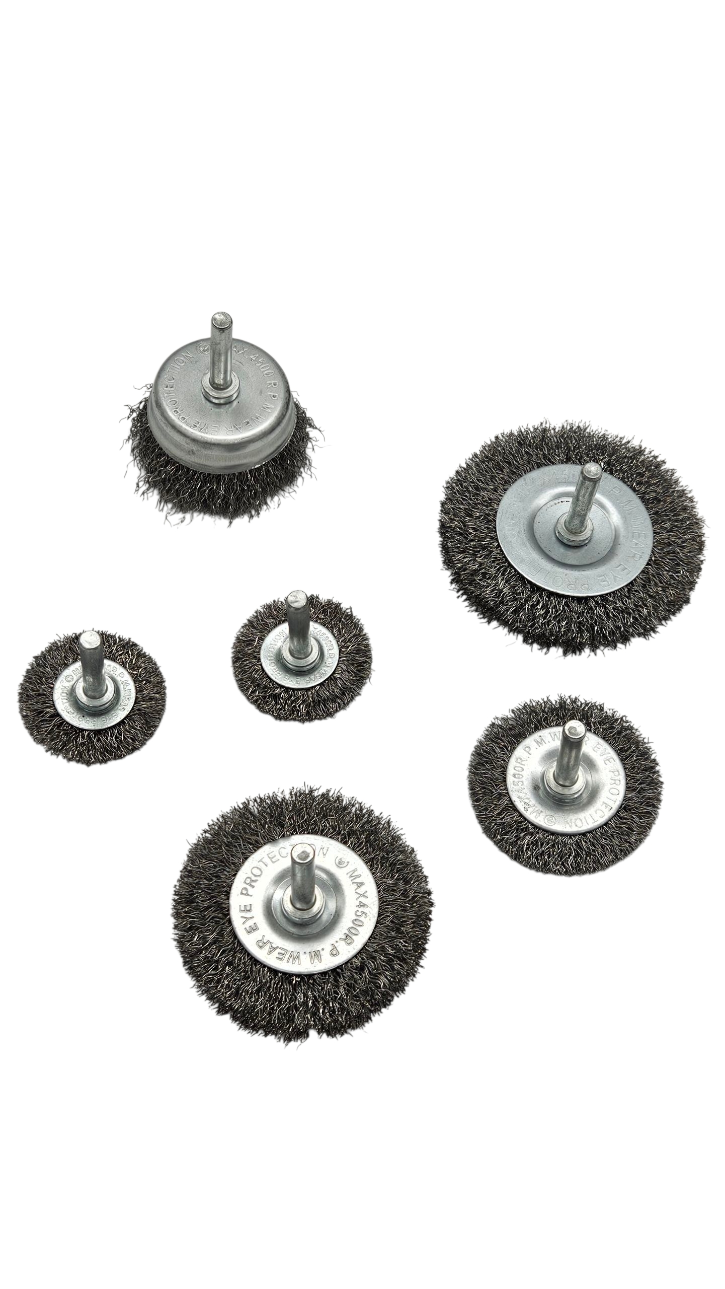 Zestaw szczotek drucianych na wiertarkę 5 el. –
