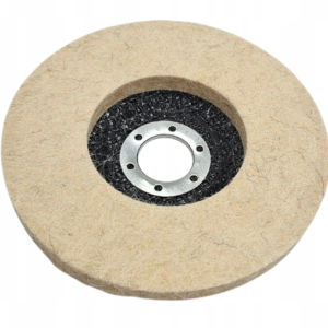 TARCZA POLERSKA FILCOWA PEŁNA DO SZLIFIERKI FILC POLERSKI METAL INOX 125mm