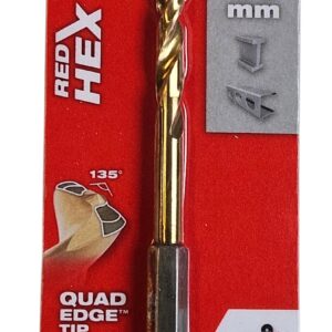 Wiertła do metalu tytanowe HEX 3,5 mm 2 szt. Milwaukee HSS-G TiN