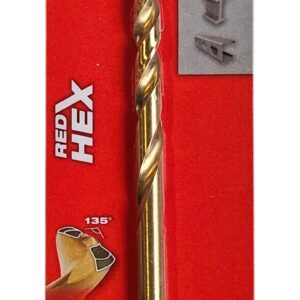 Wiertła do metalu tytanowe HEX 3,5 mm 2 szt. Milwaukee HSS-G TiN