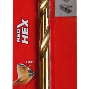 Wiertła do metalu tytanowe HEX 3,5 mm 2 szt. Milwaukee HSS-G TiN