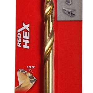 Wiertła do metalu tytanowe HEX 3,5 mm 2 szt. Milwaukee HSS-G TiN