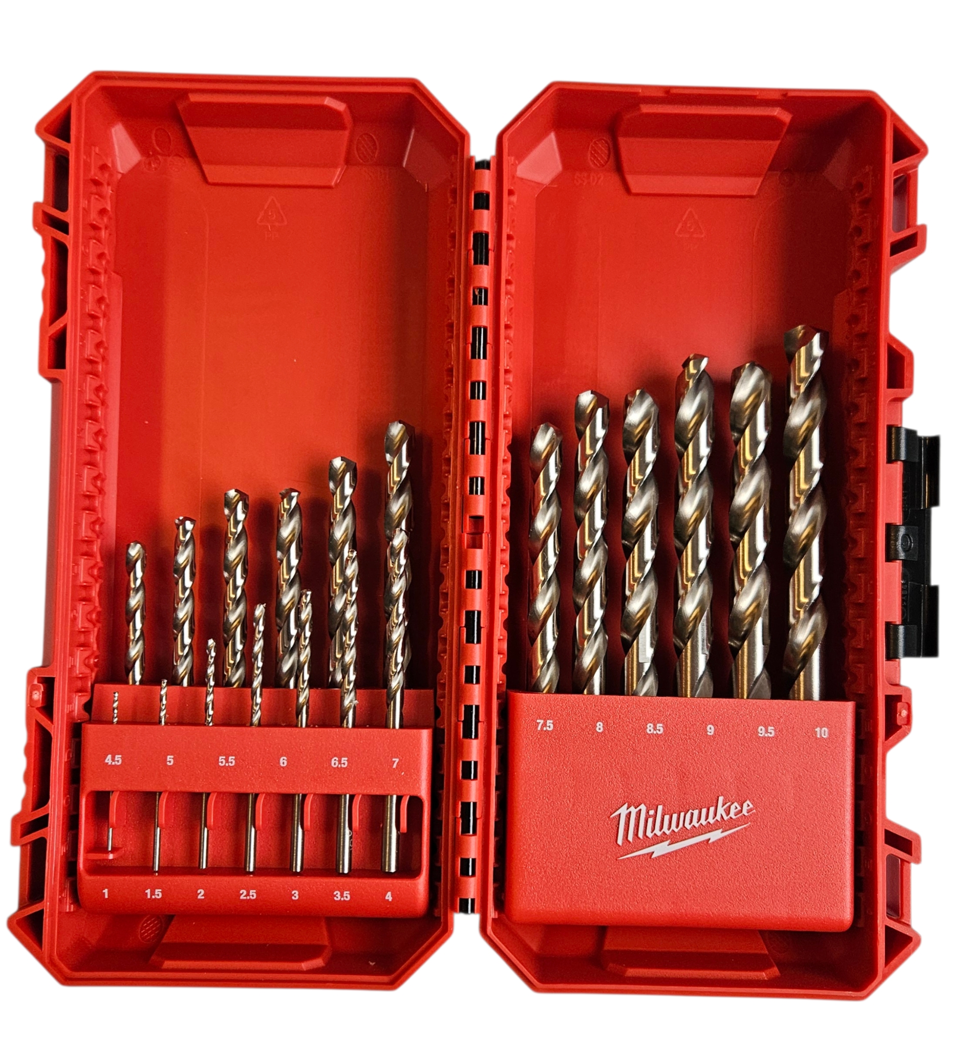 Milwaukee zestaw wierteł HSS-G 1–10 mm