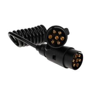 Przedłużacz spiralny 1,5 m 7PIN 12V