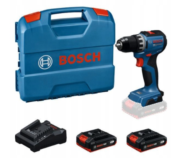 BOSCH GSR 18V-52 2x2,0Ah L-CASE