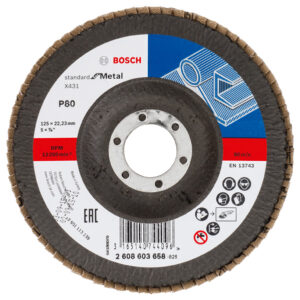 BOSCH Tarcza listkowa Ø 125 MM, G 80