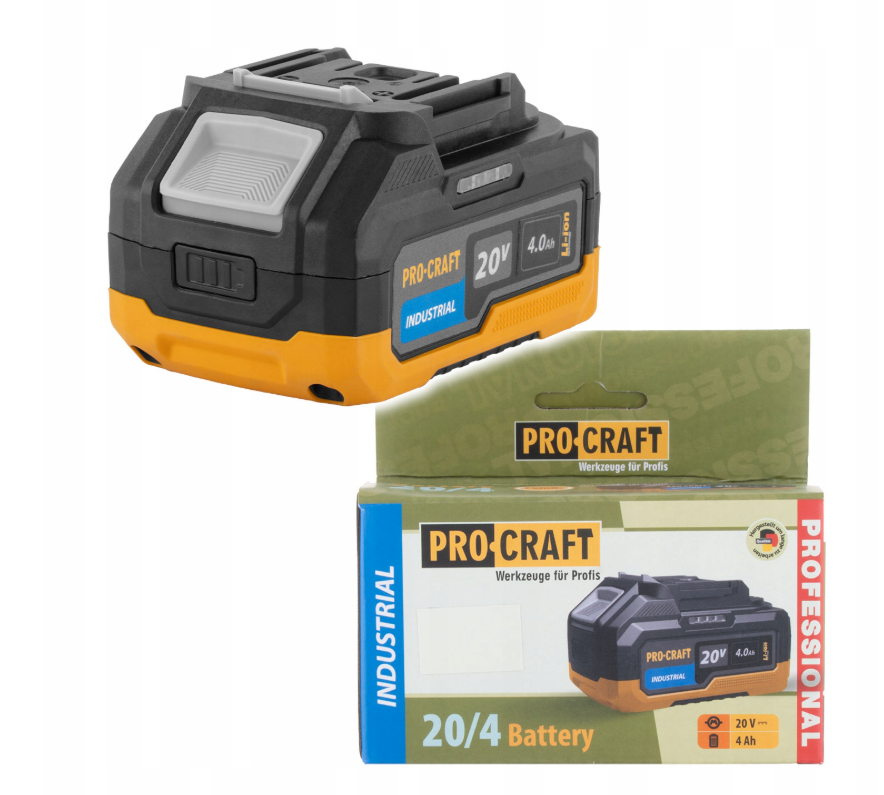 Akumulator Procraft 20V Li-ion, 4000mAh, 20/4 Industrial